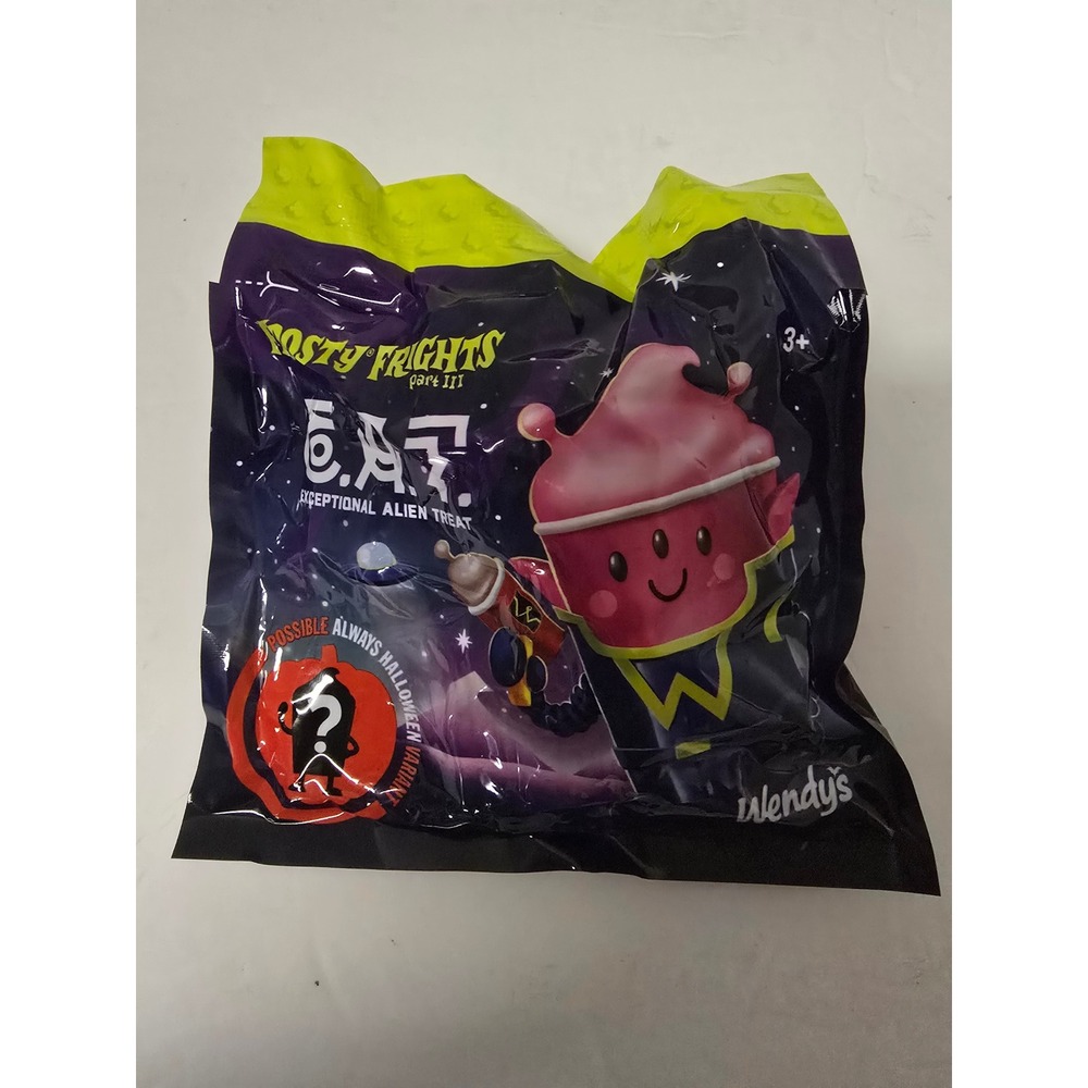 Wendys Frosty Frights Part III E.A.T. Exceptional Alien Treat Figure Sealed Bag